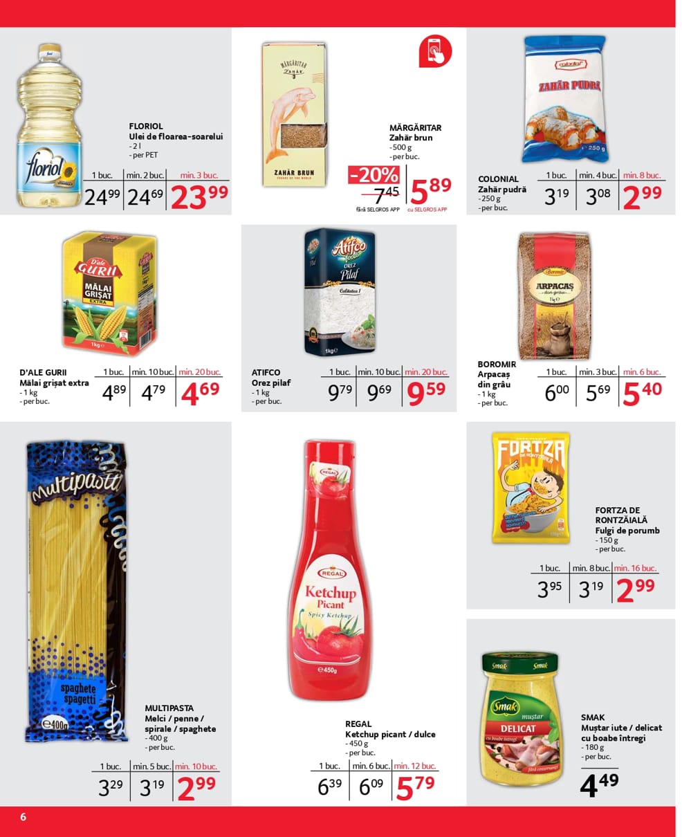catalog Selgros revanzatori